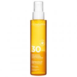 Clarins Glowing Sun Oil High Protection SPF30 Body & Hair