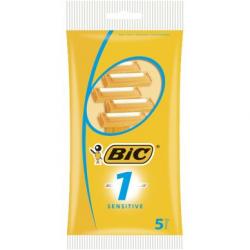 BIC 1 Sensitive Engångshyvlar, 5 st