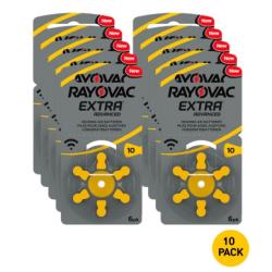 Rayovac Extra Advanced ACT 10 gul 10-pack