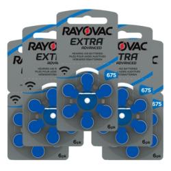 Rayovac Extra Advanced ACT 675 blå 5-pack