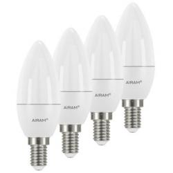 4-pack E14 LED-lampor 3,5W 2700K 250 lumen