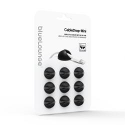 Bluelounge CableDrop Mini 9-pack, Svarta