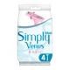 Gillette Simply Venus Basic Engångshyvel, 4-pack