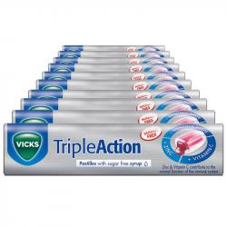 Vicks Triple Action Sugar Free Stick 10-pack