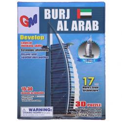 GM Develop Skyskrapa Burj Al Arabe 3D-pussel