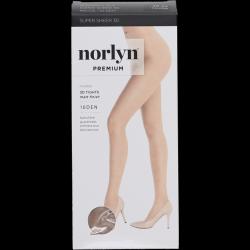 Norlyn 2 x Premium Super Sheer Tights Powder Stl 40-44
