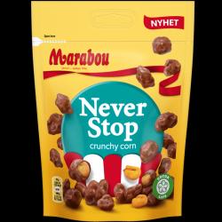 Marabou 2 x Never Stop Crunchy Corn