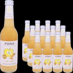Pona Äpple-Ingefära Dryck 12-Pack