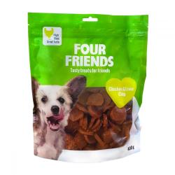 FourFriends Dog Chicken & Liver Chip 400 g