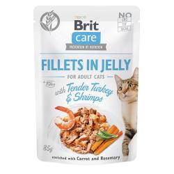 Brit Care Cat Adult Kalkon & Räkor i Gelé 85 g
