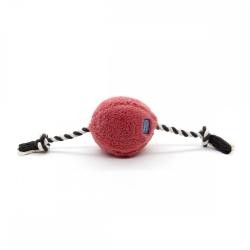 Resploot Juggles Hundboll med Rep Röd